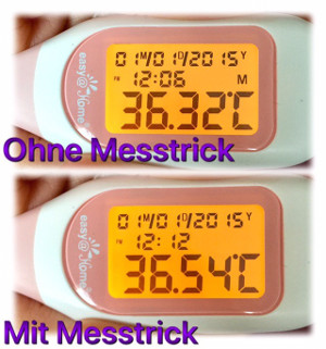 Messtrick der Temperatur - Easy Home Basalthermometer