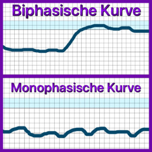 Biphasische und Monophasische Temperaturkurve